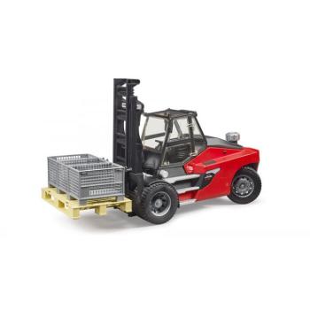 Linde HT 160 targonca tartozékokkal - Bruder 2513 kép