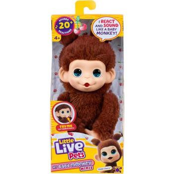 Little Live Pets: Mini Maki Chikki Cherry interaktív barna majom kép