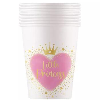 Little Princess papírpohár 8db-os szett 200ml kép