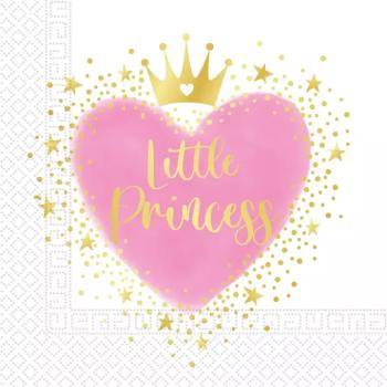 Little Princess papírszalvéta szett – 2 rétegű, 33x33 cm, 20db kép