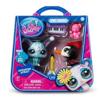 Littlest Pet Shop: Dupla kisállat figura csomag S5 - Harkály és Nyúl kép