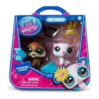 Littlest Pet Shop: Dupla kisállat figura csomag S5 - Hód és Vidra kép