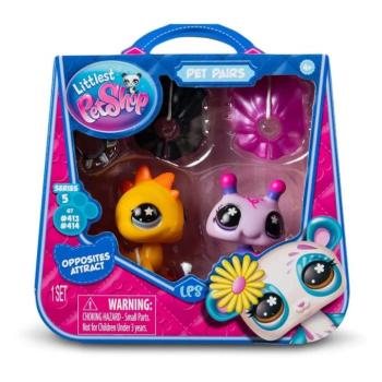 Littlest Pet Shop: Dupla kisállat figura csomag S5 - Méhecske és Leguán kép