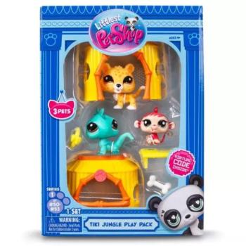 Littlest Pet Shop: 3db-os figura csomag 1. széria - Dzsungel kép