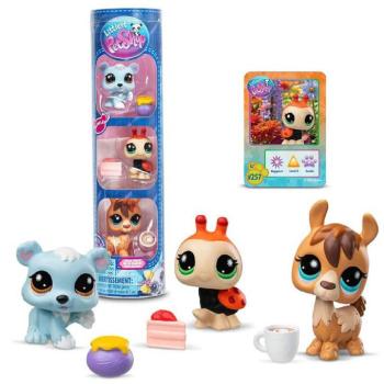 Littlest Pet Shop: Jegesmedve, katica, láma 3db-os figura csomag 4. széria kép