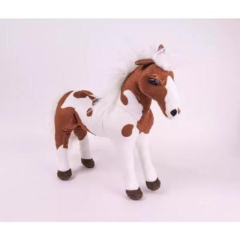Ló plüssfigura - 34 cm, álló