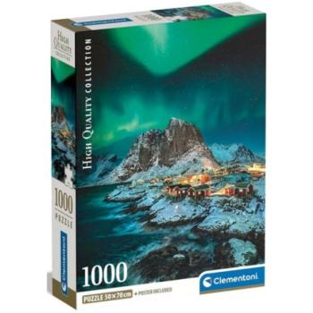 Lofoten szigetek HQC 1000db-os puzzle poszterrel - Clementoni kép
