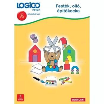 Logico Primo: Festék, olló, építőkocka - Feladatkártyák - új kiadás kép