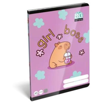 Lollipop Capybara: Négyzetrácsos füzet - A/5-ös kép