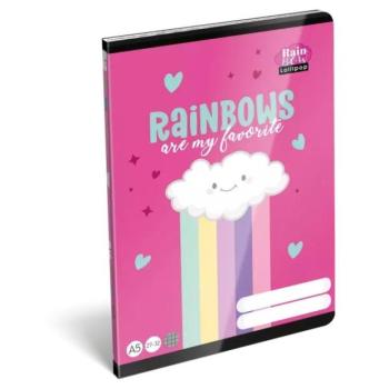 Lollipop Rainbow: Négyzetrácsos füzet - A/5-ös kép