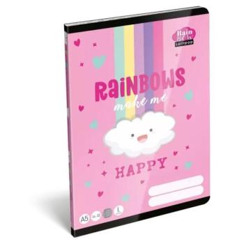 Lollipop Rainbow: Vonalas füzet - A/5-ös, 1. osztály kép