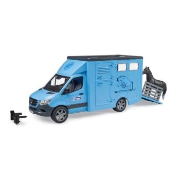 Lószállító, lóval együtt - MB Sprinter - Bruder 2674 kép
