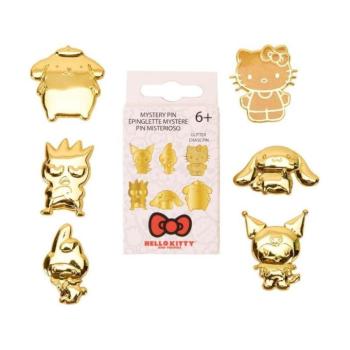 Loungefly Sanrio 50th Anniversary Gold mystery box kitűző kép