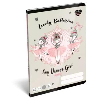 Lovely Ballerina: Vonalas füzet - A/5-ös, 3. osztályos kép