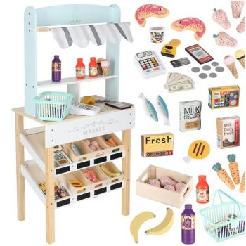 LULILO Melo fa piaci áruházi stand pénztárgéppel