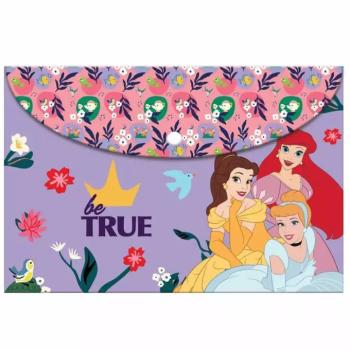 Luna: Disney hercegnők patentos műanyag irattartó mappa A/4-es méretben kép