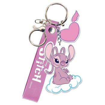Luna: Disney Lilo&Stitch Angel figurás kulcstartó kép
