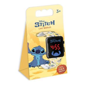 Luna: Disney Stitch LED-es sárga karóra kép