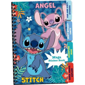 Luna: Disney Stitch Mega matricás füzet kép