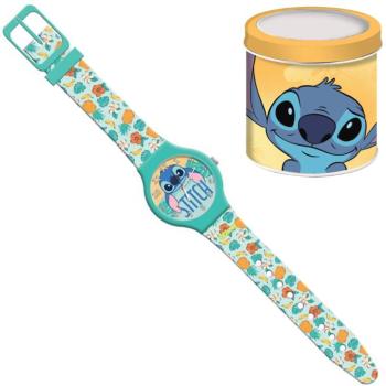 Luna: Disney Stitch mintás analóg karóra fém díszdobozban kép