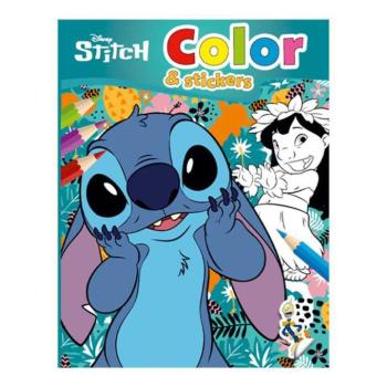 Luna: Disney Stitch színező füzet matricákkal 32 oldal kép