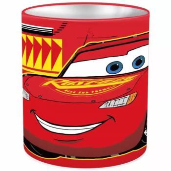 Luna: Disney Verdák - Villám McQueen henger alakú fém asztali írószertartó 10x11cm kép