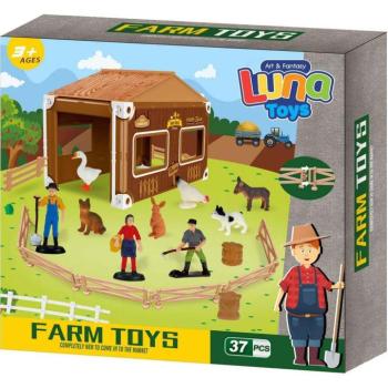 Luna: Jasper Land Farm állatos játékszett 37db-os kép