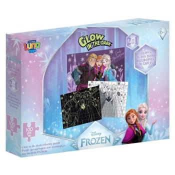 Luna: Jégvarázs 100db-os sötétben világító puzzle kép