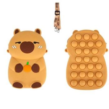 Luna: Kazura Capybara 3D figura pénztárca vállpánttal kép