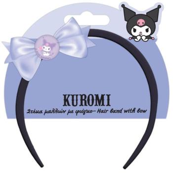 Luna: Kuromi mintás hajpánt masnival kép