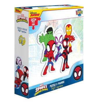 Luna: Marvel Spidey szereplők 5x24db-os puzzle kép