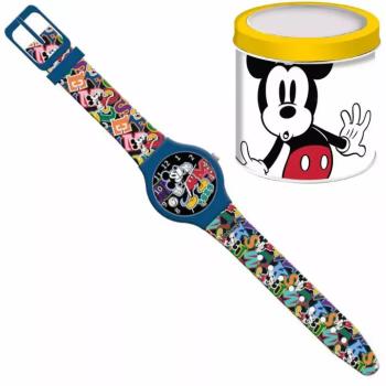Luna: Mickey egér analóg karóra fém díszdobozban kép