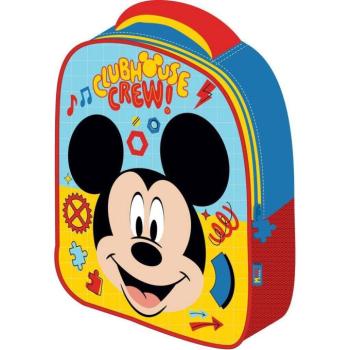 Luna: Mickey egér mintás 3D-s ovis hátizsák 26x10x32cm kép