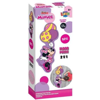 Luna: Minnie egér 2 oldalas 54db-os színezhető padló puzzle kép