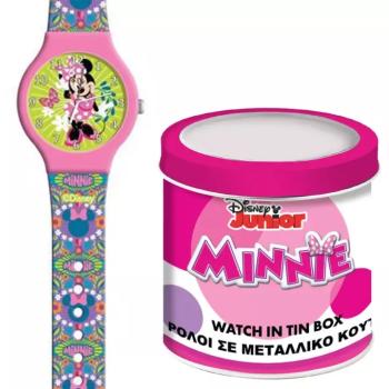 Luna: Minnie egér analóg karóra fém díszdobozban kép