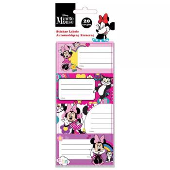 Luna: Minnie egér füzetcímke 20db-os csomag kép