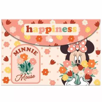 Luna: Minnie egér patentos műanyag irattartó mappa A/4-es méretben kép