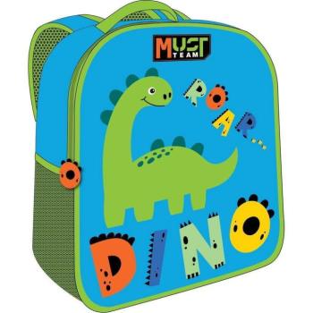 Luna: Must Team 3D dinoszaurusz mintás ovis hátizsák 26x10x32cm kép