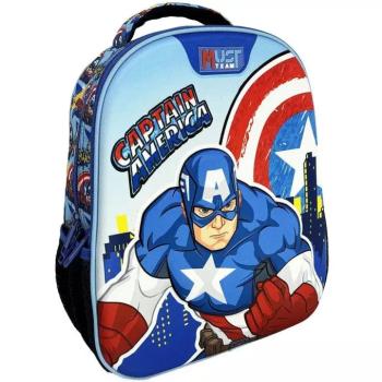 Luna: Must Team Amerika kapitánya lekerekített ovis hátizsák 27x10x31cm kép