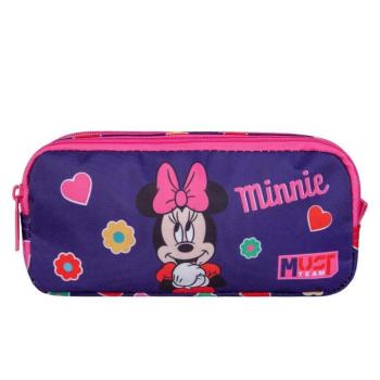 Luna: Must Team Cuki Minnie egér 2 szintes henger alakú tolltartó 21x6x9cm kép
