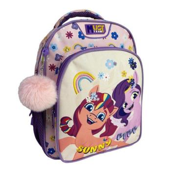 Luna: Must Team Én kicsi pónim lekerekített 2 rekeszes ovis hátizsák 27x10x31cm kép