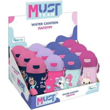Luna: Must Team kulacs lányos mintával többféle változatban 500ml 1db kép