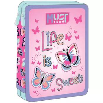 Luna: Must Team Life is Sweet pillangós 2 szintes tolltartó kép