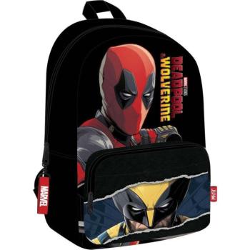 Luna: Must Team Marvel Deadpool és Rozsomák lekerekített iskolatáska, hátizsák 29x17x41cm kép