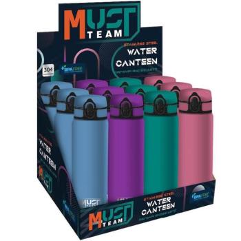 Luna: Must Team rozsdamentes kulacs többféle változatban 600ml 1db kép