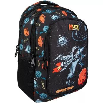 Luna: Must Team Xpression űrhajós 3 rekeszes iskolatáska, hátizsák 32x18x43cm kép