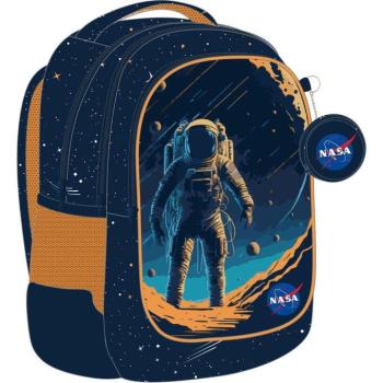 Luna: NASA lekerekített 3 rekeszes iskolatáska, hátizsák 32x18x43cm kép
