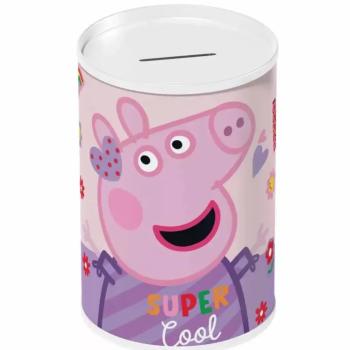 Luna: Peppa malac henger alakú fém persely 10x15cm kép