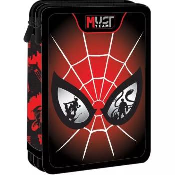 Luna: Spider 2 szintes töltött tolltartó – Eyes design kép