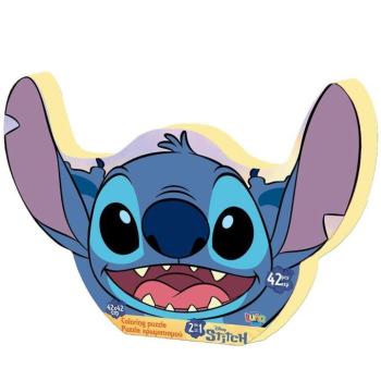 Luna: Stitch 42db-os színezhető puzzle kép
